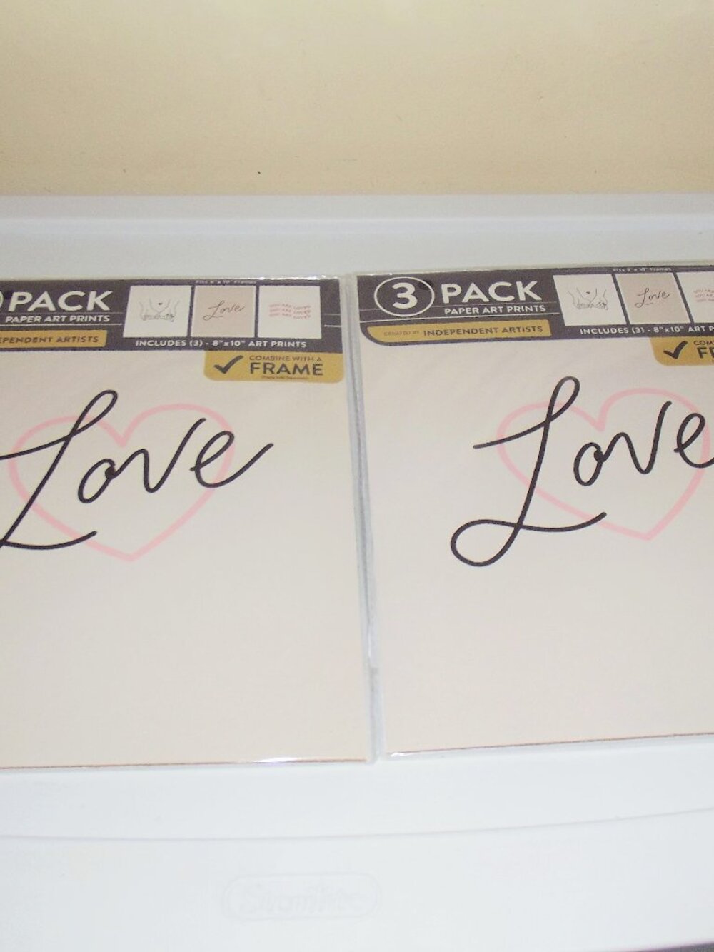 I Have Two 3 Pack Independant Artists Prints 8x10---New